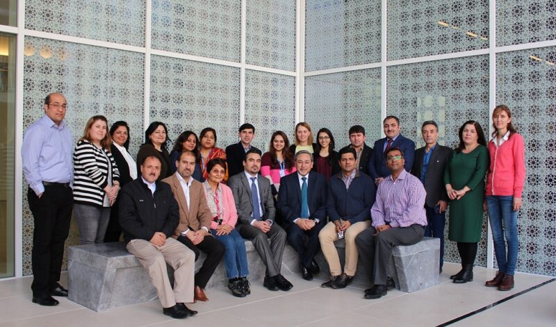 A group of Teacher Educator trainees posing for a group picture