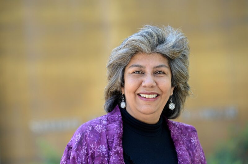 The new director of IIS, Professor Zayn Kassam posing and smiling in a picture