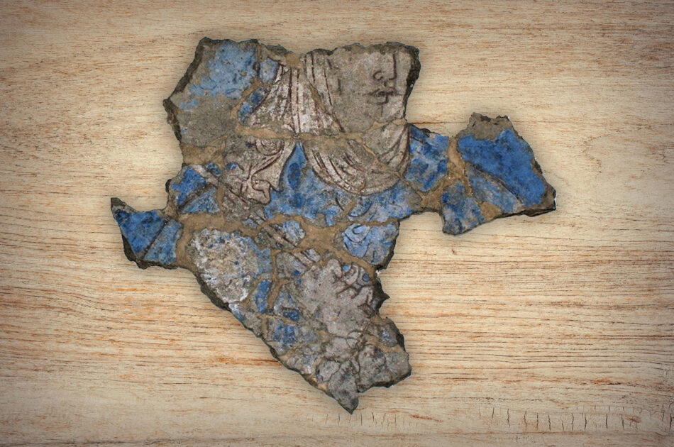 A Wealthy Arab, from the wall of Devashtich’s palace dated to the 7th Century CE, Panjakent (modern-day Tajikistan)