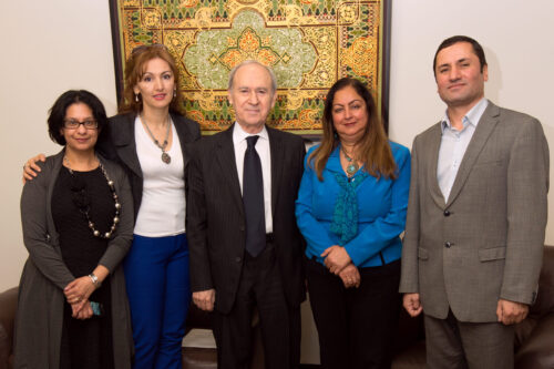 A group of people posing for a photo
