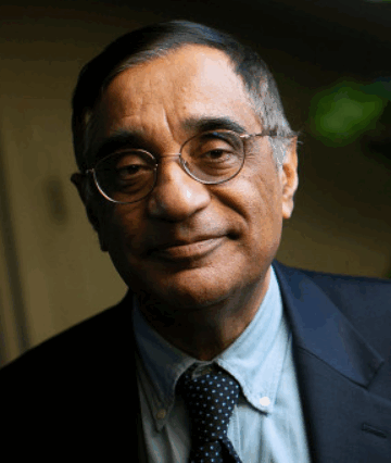 A picture of Professor Ali Asani in a suit