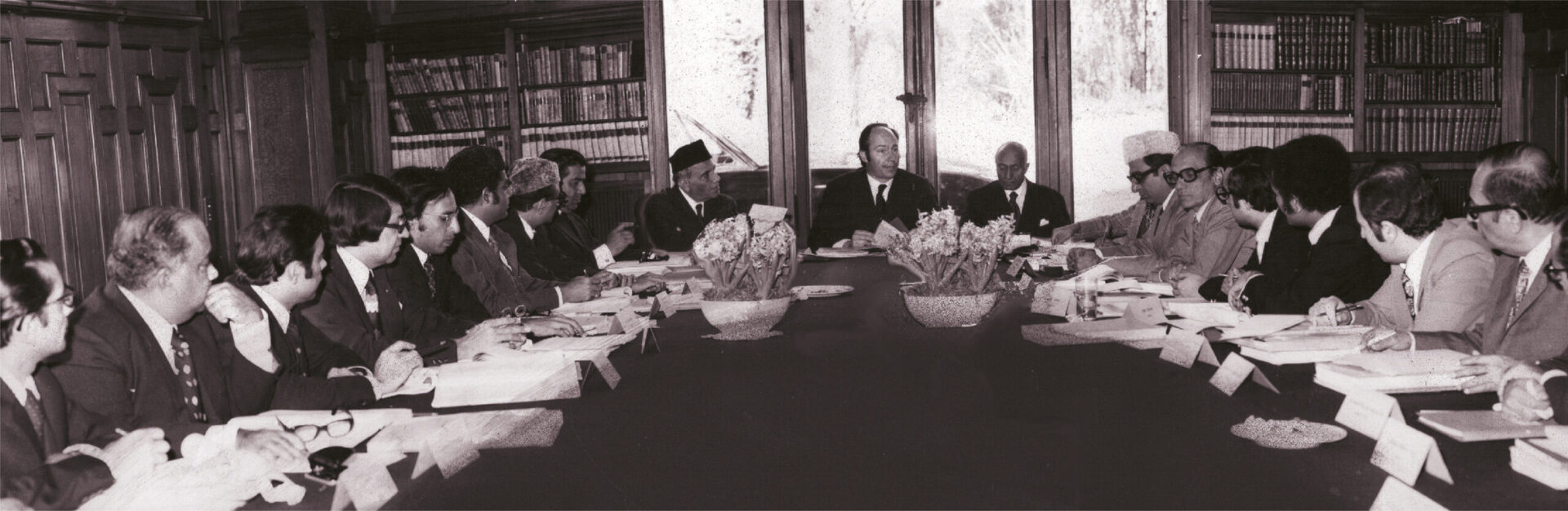 His Highness the Aga Khan meets Ismaili scholars and leaders of the Jamat in Paris
