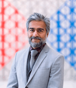 A photo of Rafiq Ajani with the AKC background